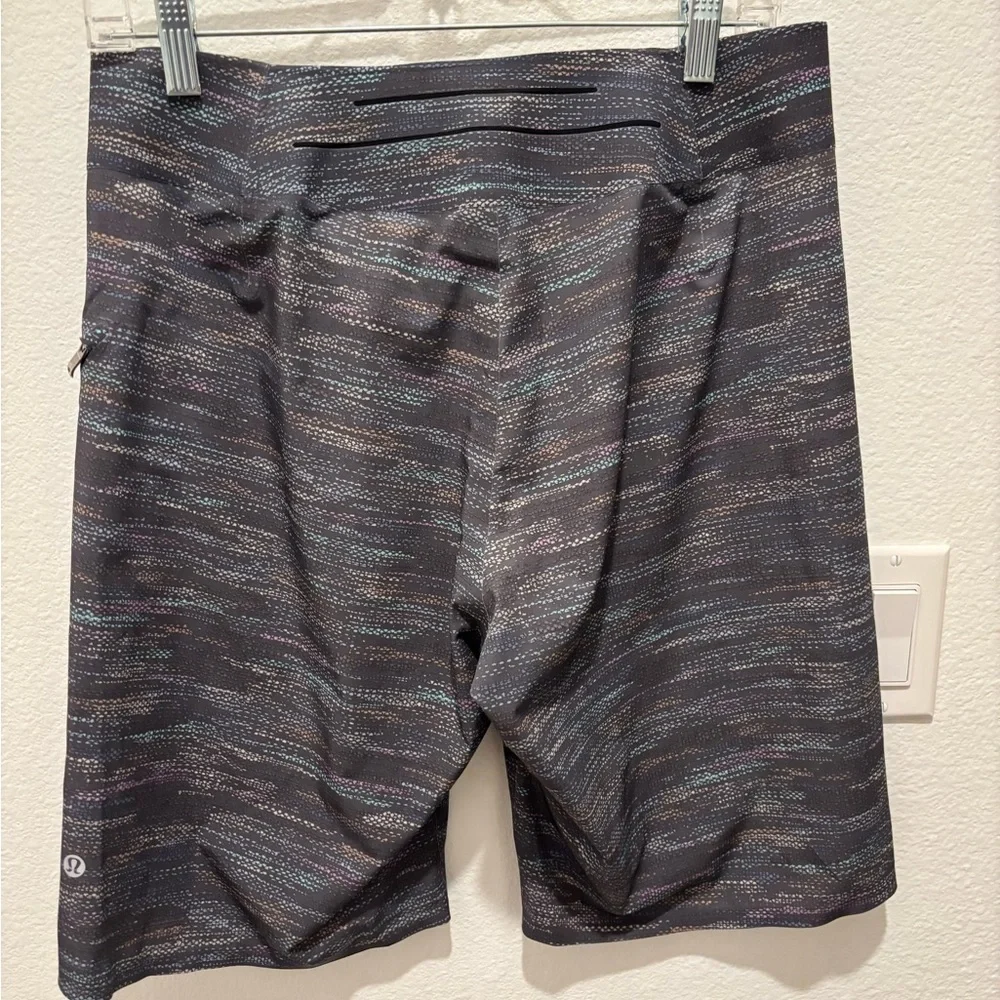 Lululemon Men's Swim Board Shorts with Red Accents Size 30